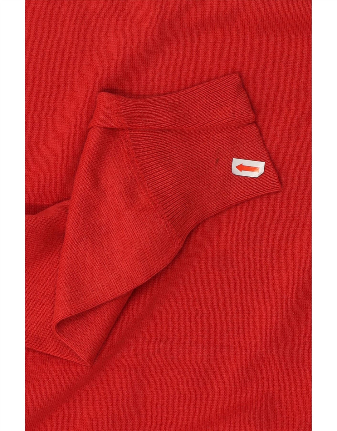SERGIO TACCHINI Maglione da uomo con scollo a V in cotone rosso medio