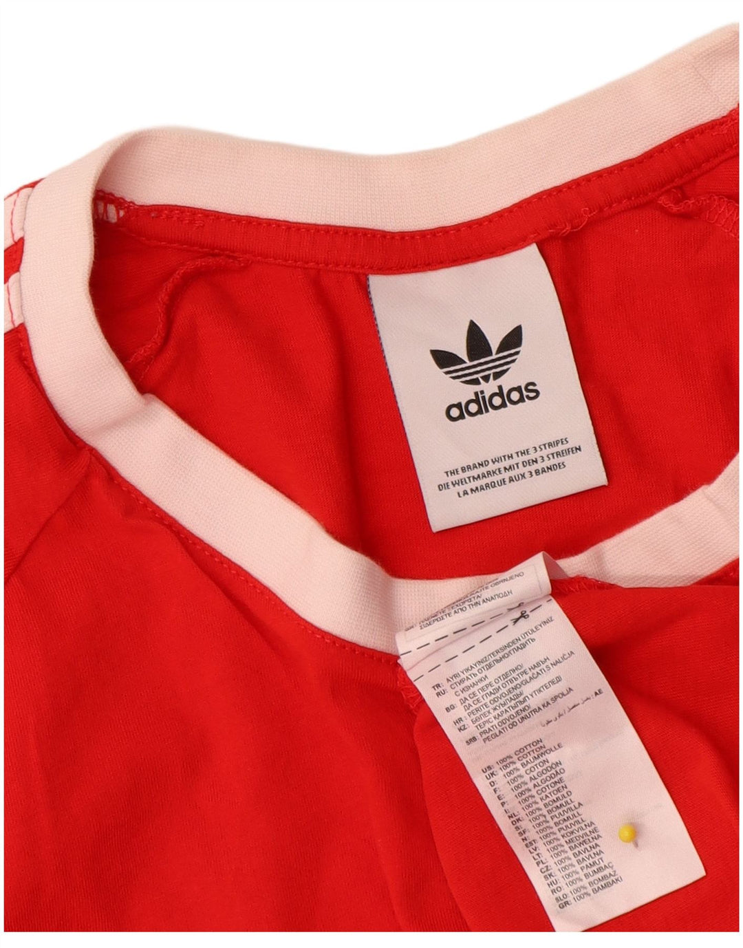 T-shirt da uomo Adidas Top XL rossa in cotone