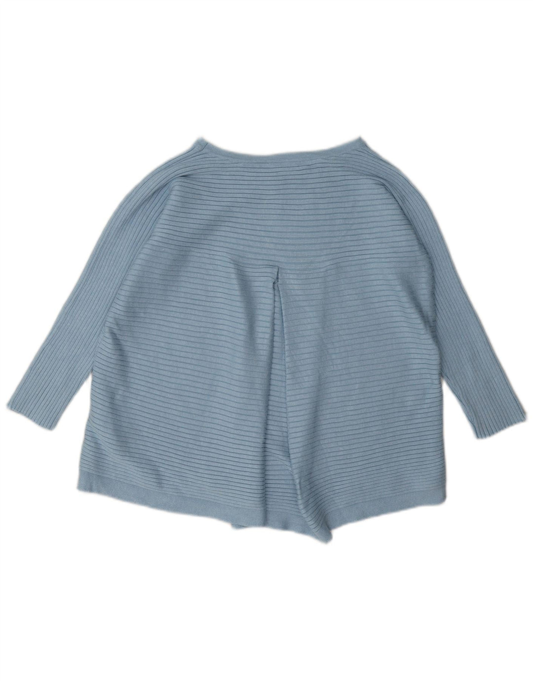 Phase Eight - Top regolare da donna, manica a 3/4, UK 14, viscosa a righe blu grandi