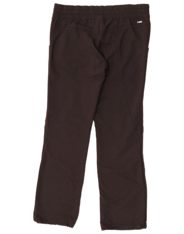 Pantaloni da trekking da donna Puma UK 12 Medium W32 L32 Poliestere nero