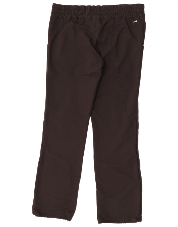 Pantaloni da trekking da donna Puma UK 12 Medium W32 L32 Poliestere nero