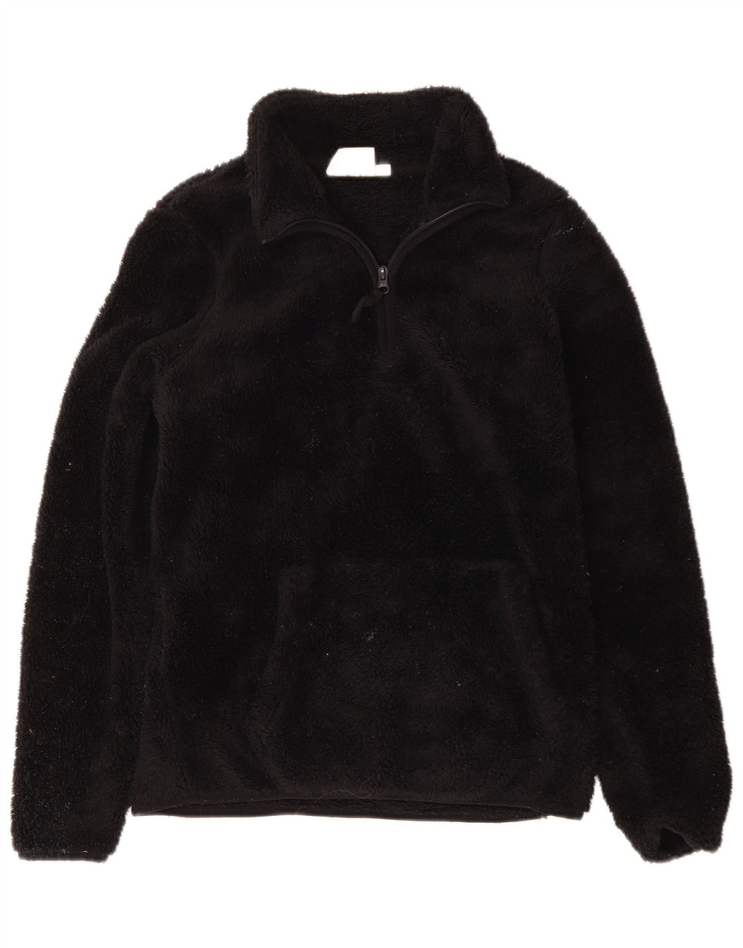 Maglione in pile da donna con collo e zip Mountain Warehouse UK 12 medio nero