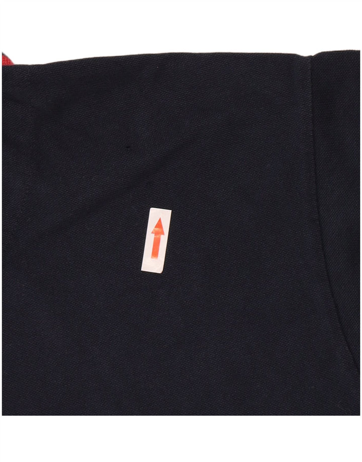 Polo da uomo Lotto XL a righe blu navy