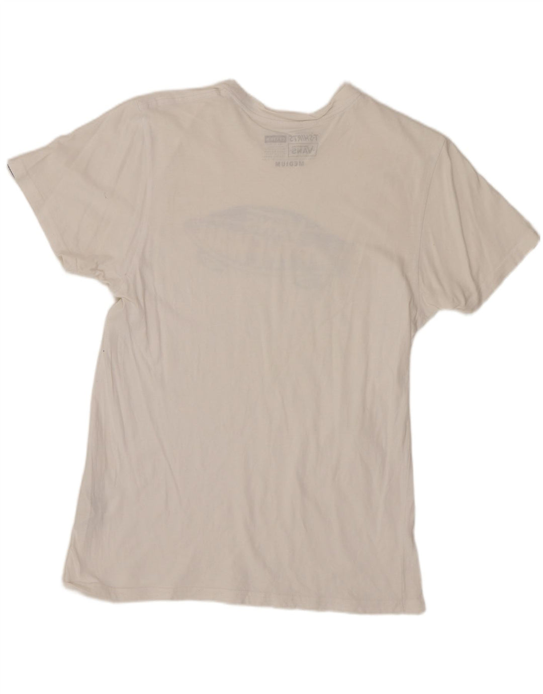 T-shirt grafica personalizzata da uomo VANS Top in cotone bianco medio