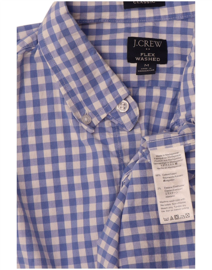 J. CREW Camicia da uomo dalla vestibilità classica in cotone a quadretti blu medio