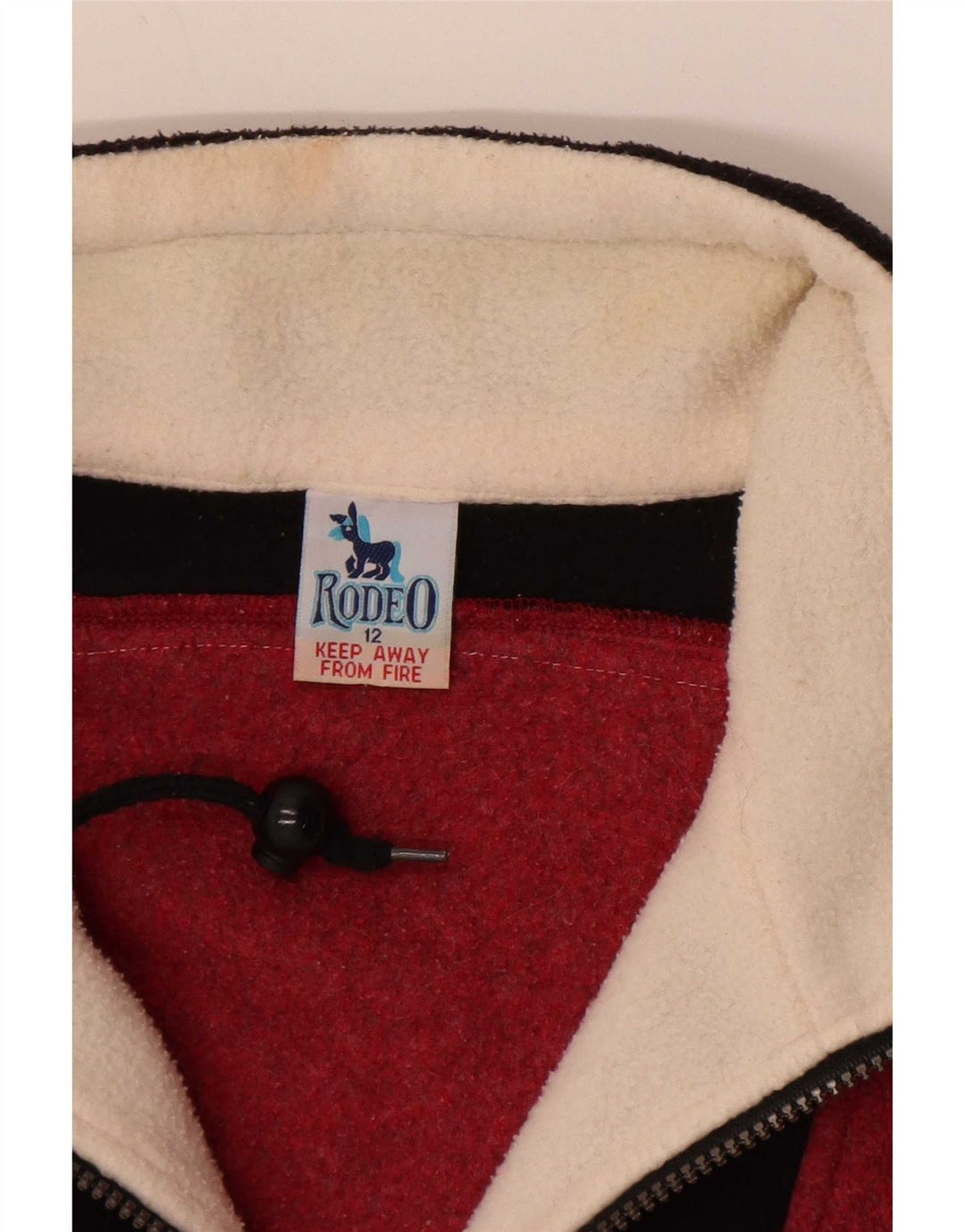 Rodeo - Maglione in pile oversize con collo e zip da donna, UK 12, colore rosa medio
