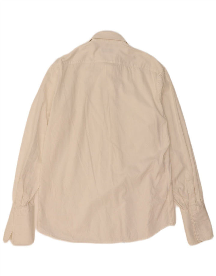 Camicia formale da uomo Christian Dior taglia 40 cotone bianco medio