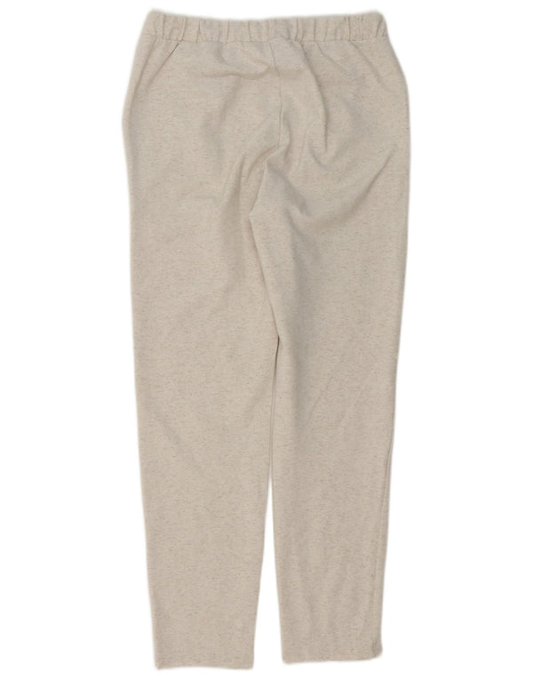 Pantaloni da tuta da donna Marks & Spencer UK 8 piccoli beige screziati