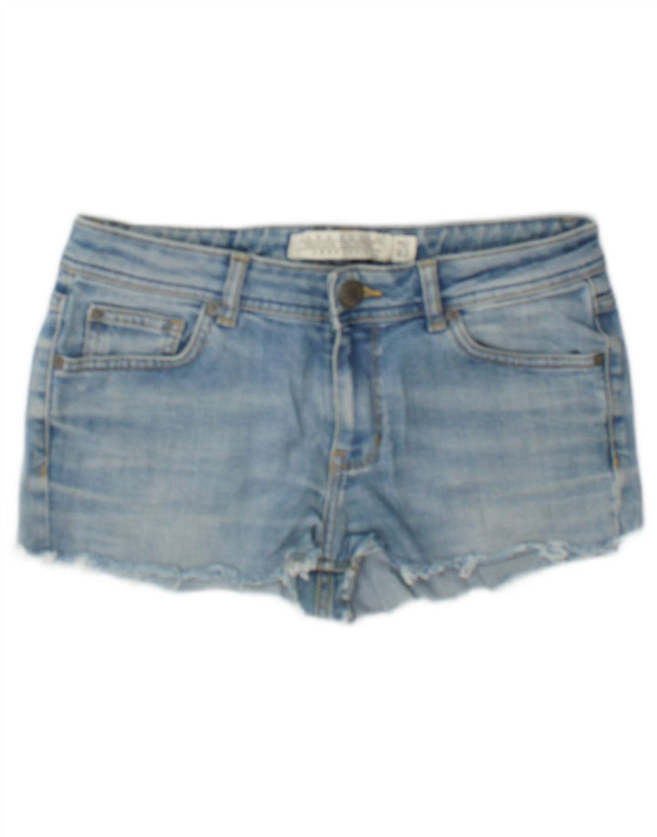 Pantaloni caldi in denim da donna Zara EU 40 medi W30 cotone blu