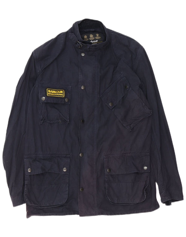 Giacca utility da uomo Barbour UK 38 cotone blu navy medio