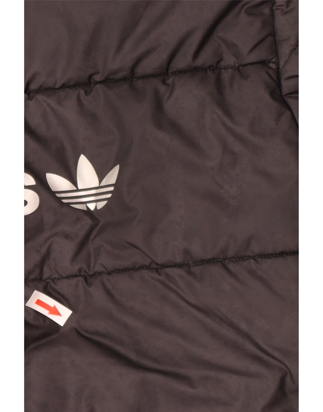 Giacca imbottita con cappuccio con grafica Adidas da ragazzo 14-15 anni in poliestere nero
