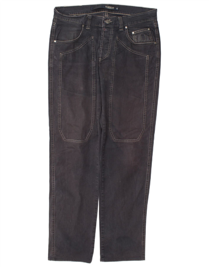 Jeans dritti da uomo Jeckerson W34 L31 cotone grigio