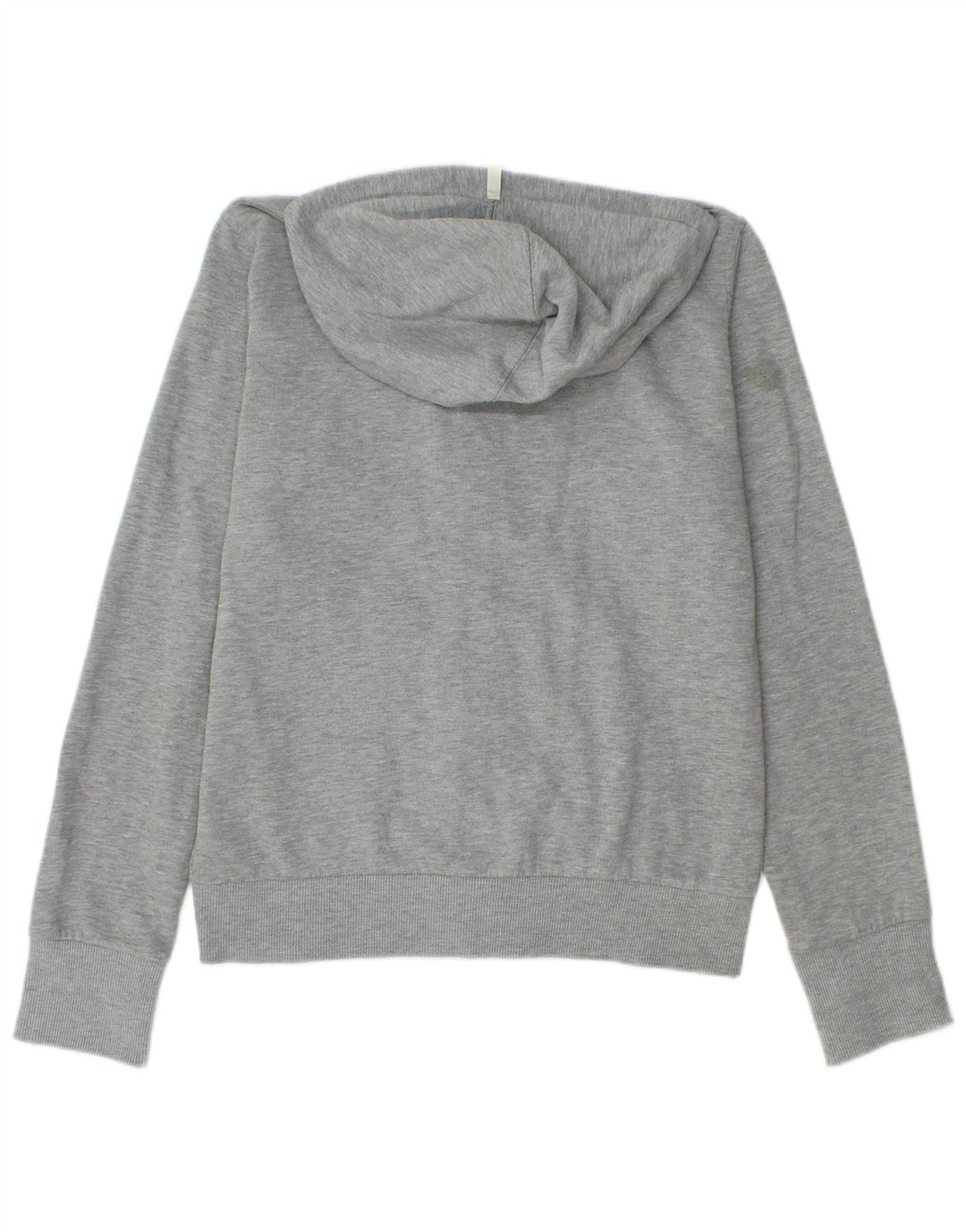 Felpa con cappuccio e zip da donna Puma UK 14 Grigio medio chiazzato