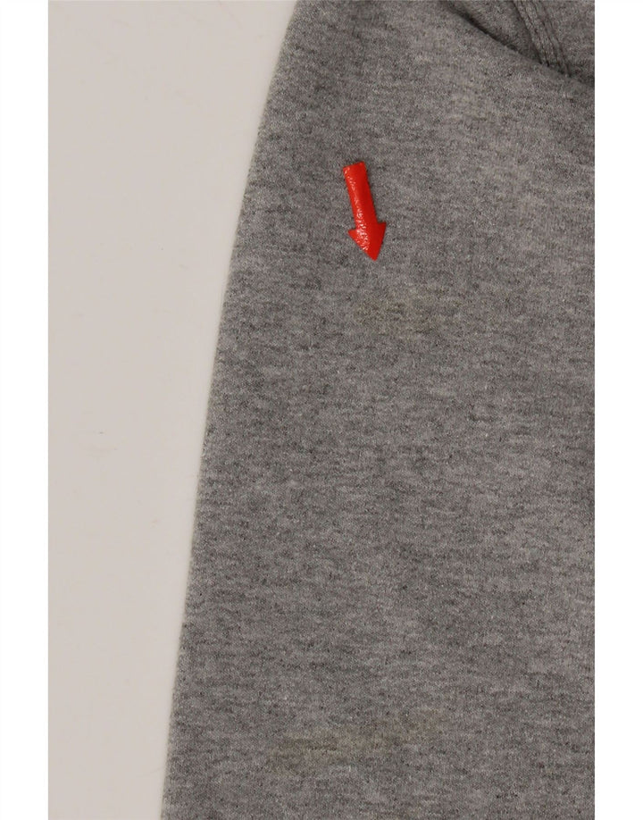 Felpa grafica da uomo Champion, maglione piccolo, cotone grigio