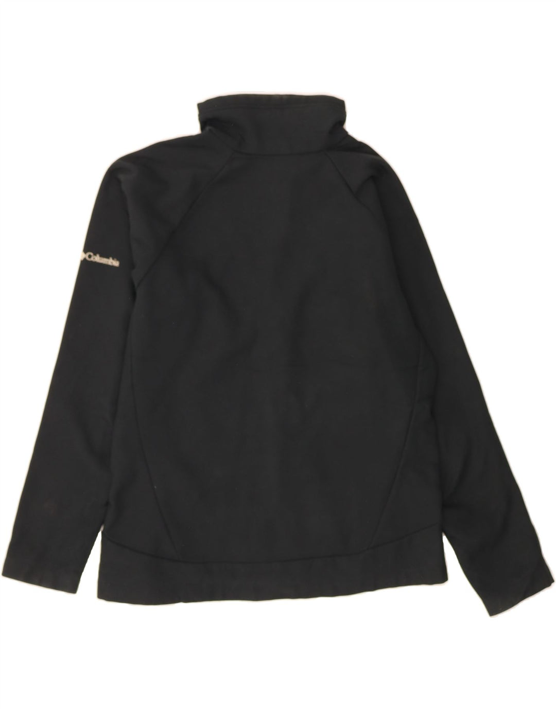 COLUMBIA Womens Tracksuit Top Jacket UK 16 Large Black Polyester Vintage Columbia and Second-Hand Columbia from Messina Hembry 