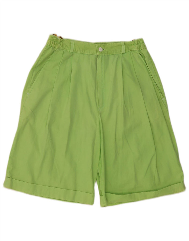 C&A Pantaloncini chino con ancoraggio a vita alta da donna EU 40 medio W26 cotone verde