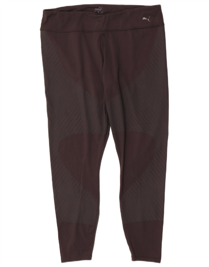Leggings Puma da donna UK 18 XL color block nero