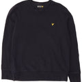Lyle & Scott Felpa da uomo Maglione XL Blu navy in cotone