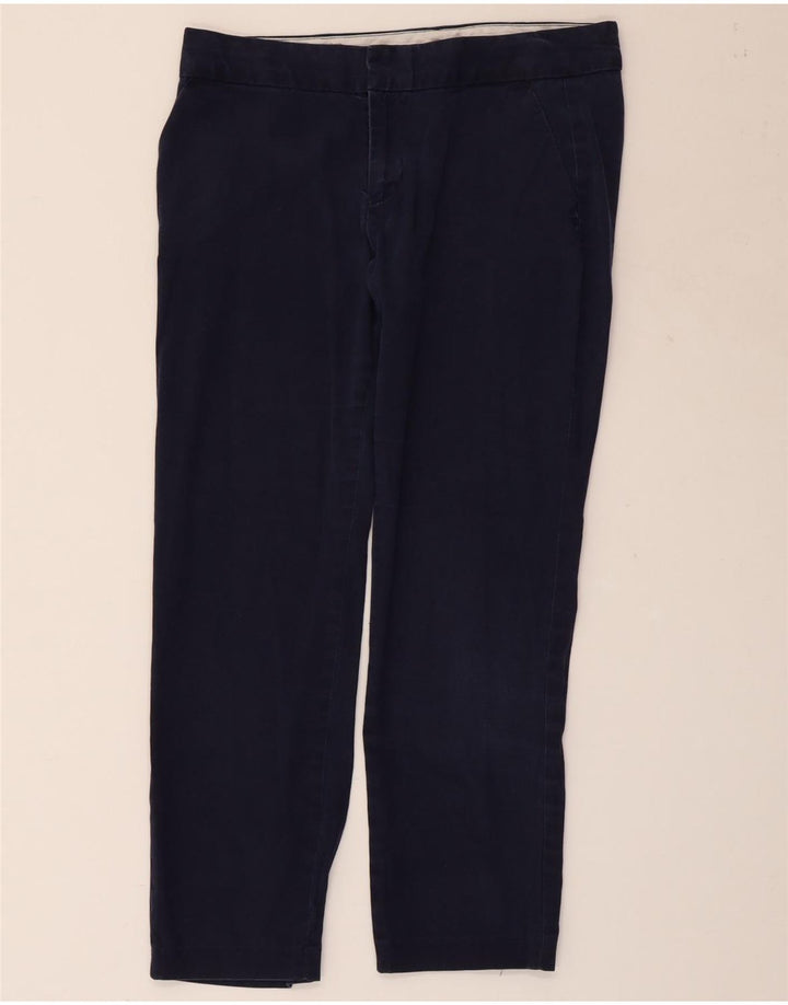 TOMMY HILFIGER Pantaloni chino da donna US 6 medi W32 L25 Blu navy