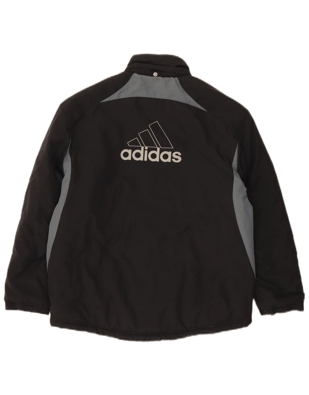 Giacca a vento con grafica ADIDAS per ragazzi 9-10 anni, color block nero
