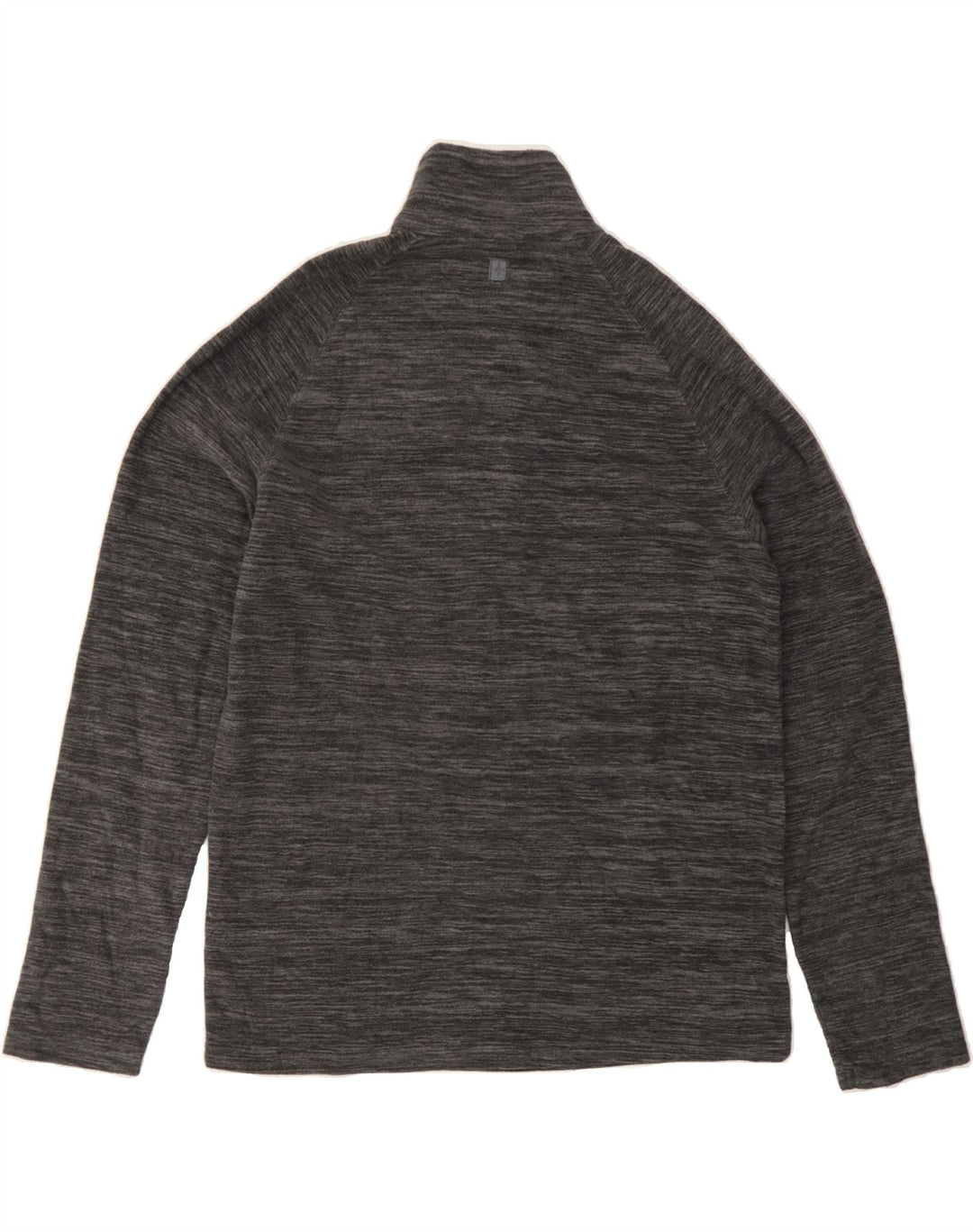 MOUNTAIN WAREHOUSE Mens Zip Neck Fleece Jumper Small Grey Polyester Vintage Mountain Warehouse and Second-Hand Mountain Warehouse from Messina Hembry 