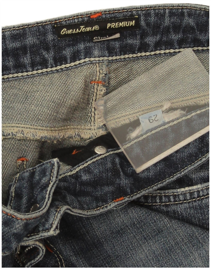 Jeans dritti da donna GUESS W29 L27 Blu