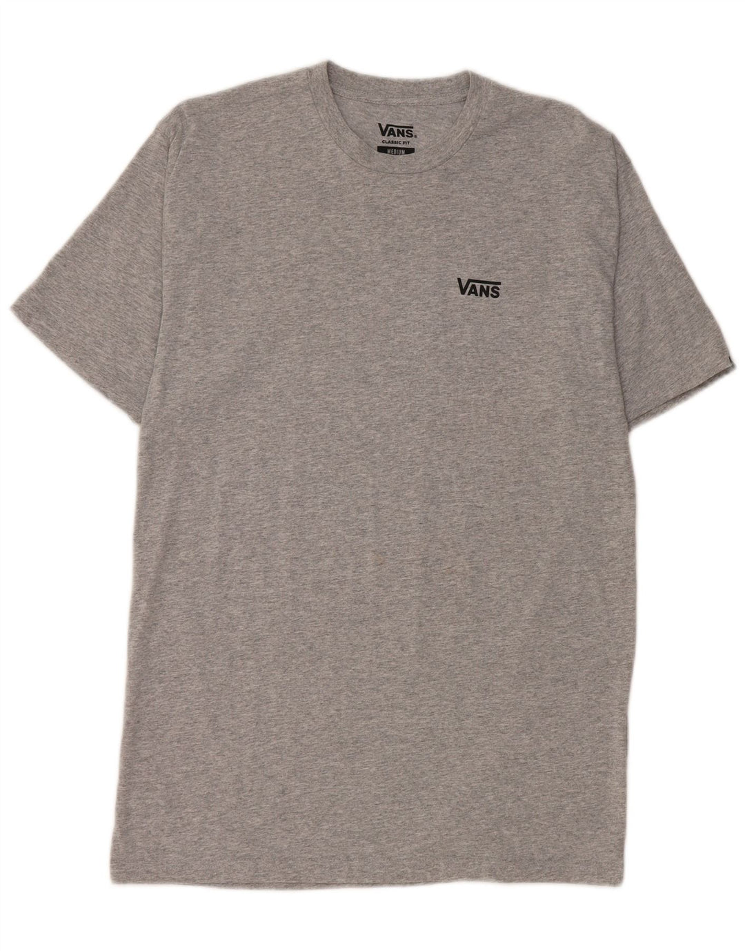 T-shirt da uomo dalla vestibilità classica VANS, in cotone mélange grigio medio