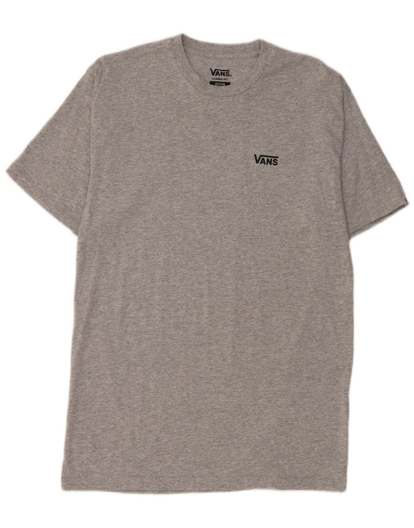 T-shirt da uomo dalla vestibilità classica VANS, in cotone mélange grigio medio