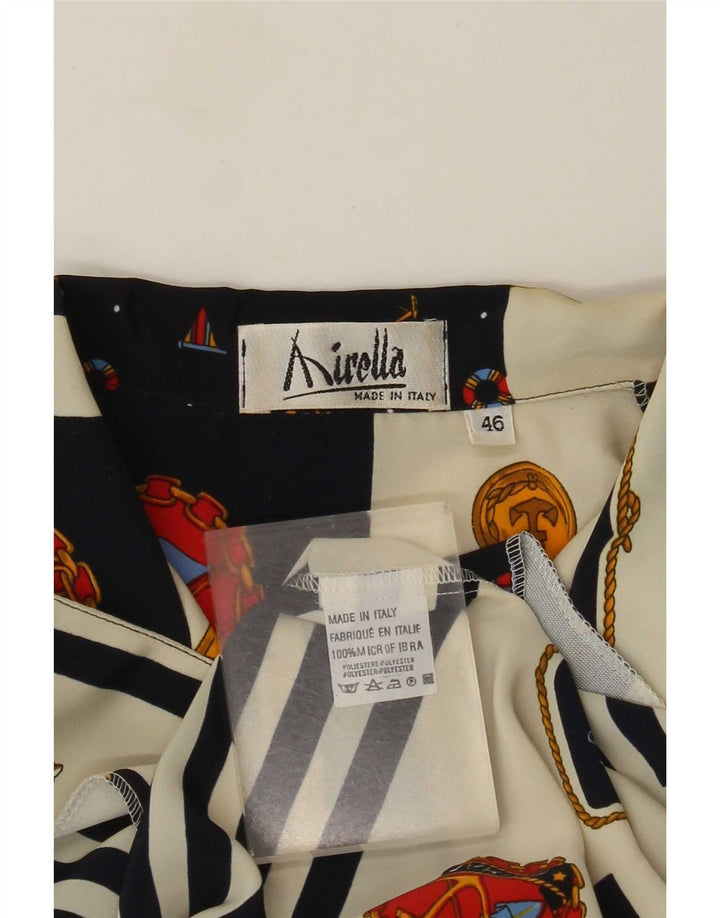 Camicetta Camicia Donna Mirella IT 46 Grande Patchwork Nautico Multicolore