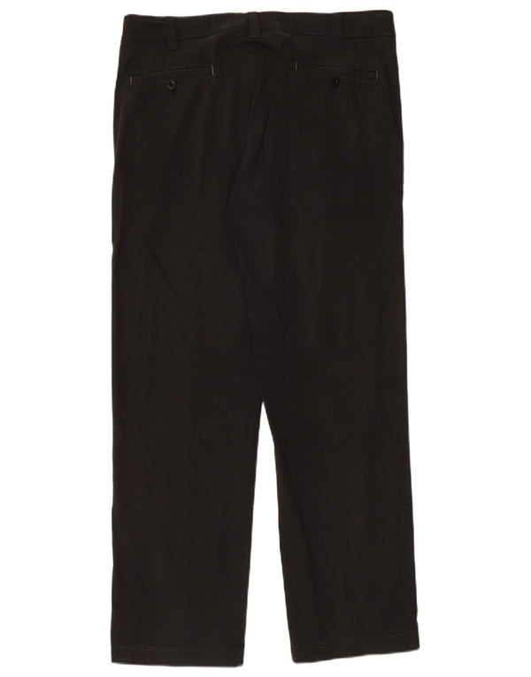 Pantaloni chino dritti da uomo Chervo IT 52 XL W34 L30 cotone nero