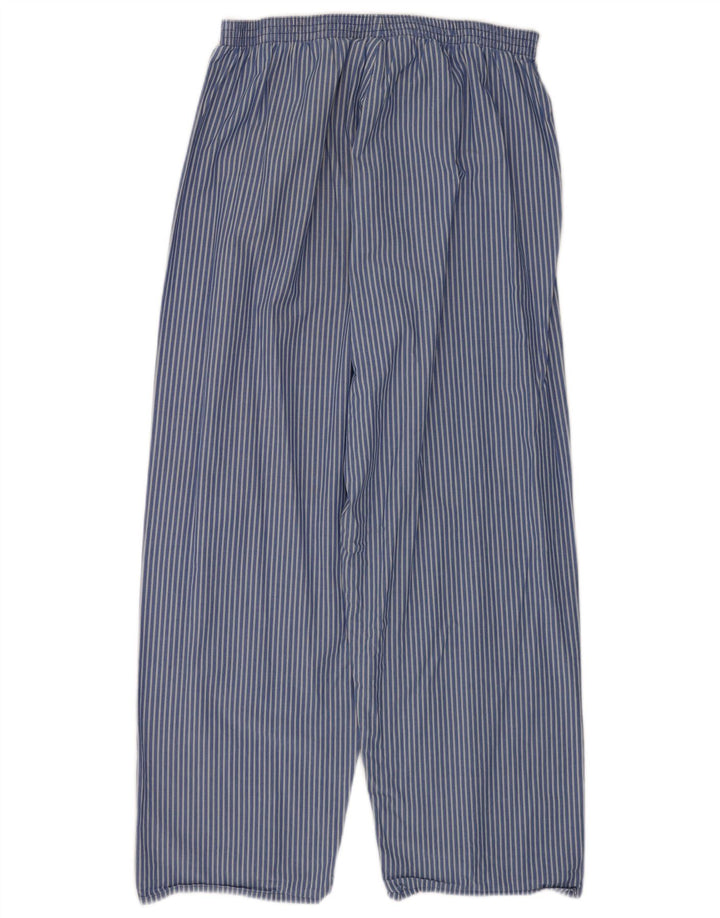 Pantaloni casual da uomo Marks & Spencer medi W33 L26 blu gessato