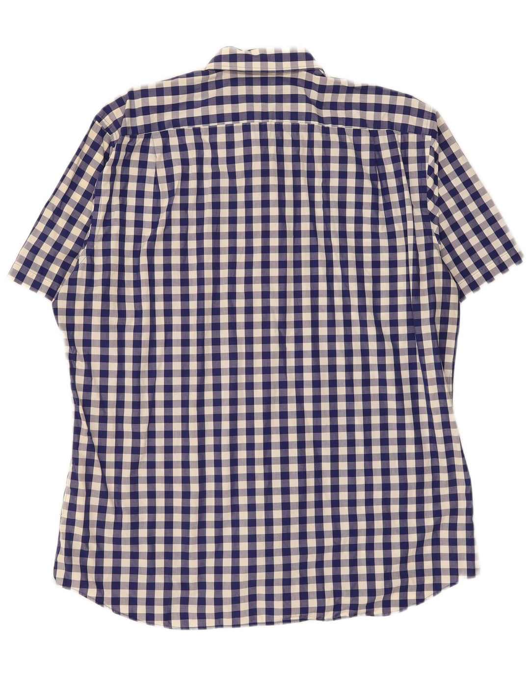 Camicia aderente da uomo Tommy Hilfiger taglia 45 18 2XL a quadretti blu navy