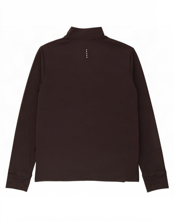 Maglia da tuta da uomo Puma con zip e collo, in poliestere nero medio