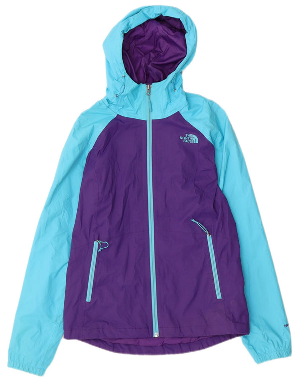 Giacca antipioggia da donna con cappuccio The North Face UK 10 Small Purple Colourblock