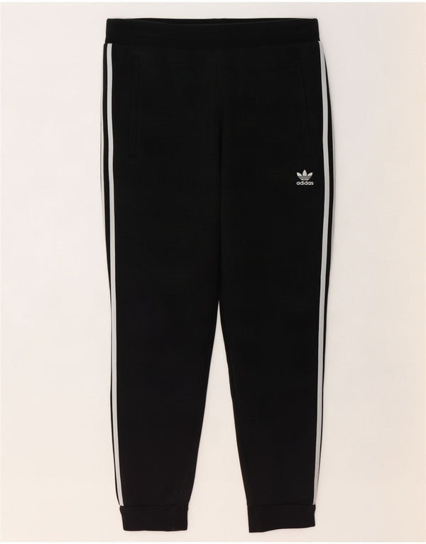 Adidas Mens Tracksuit Trousers Joggers Large Black Cotton