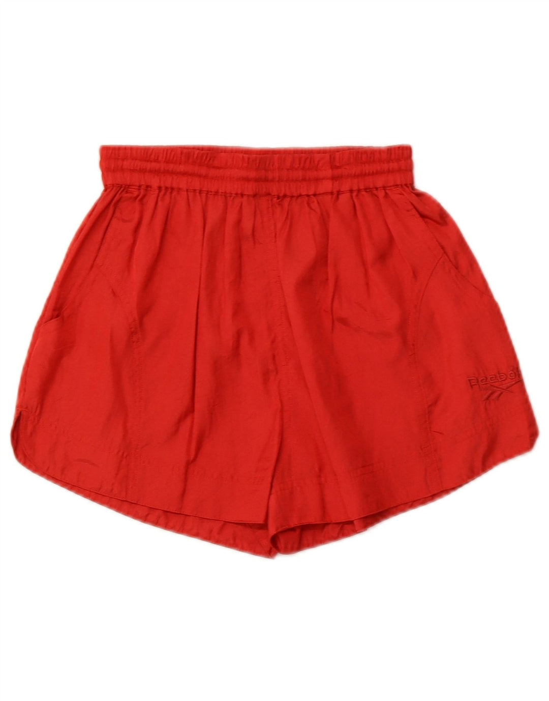 Pantaloncini sportivi REEBOK da donna UK 10 piccoli in nylon rosso