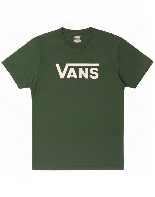 Vans T-shirt grafica da uomo con vestibilità classica, taglia grande, in cotone verde