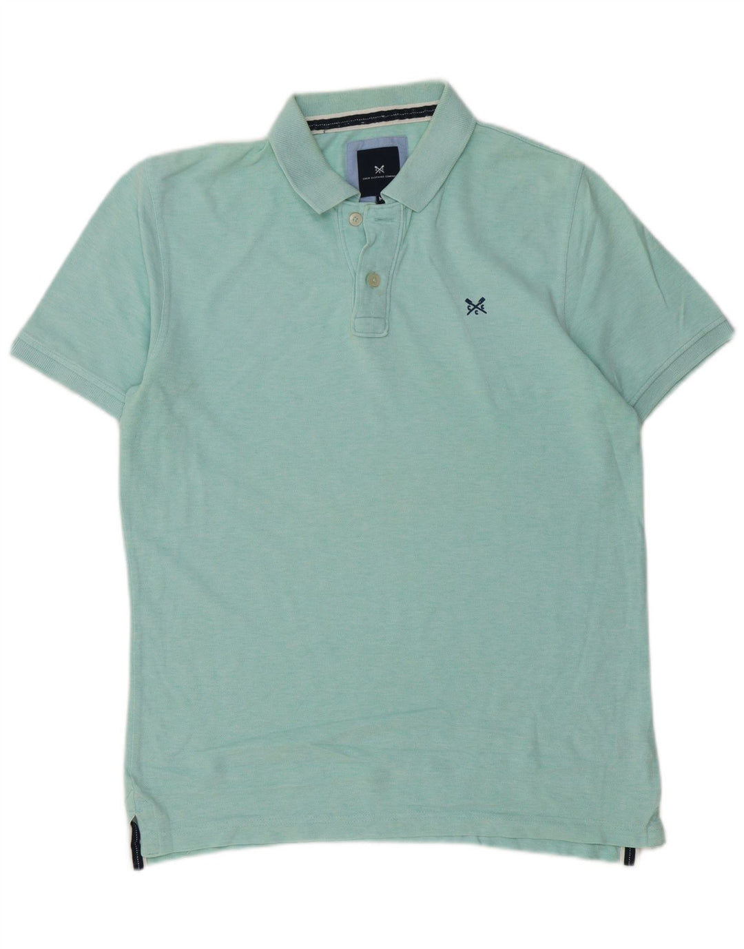 Crew Clothing Polo da uomo in cotone verde medio