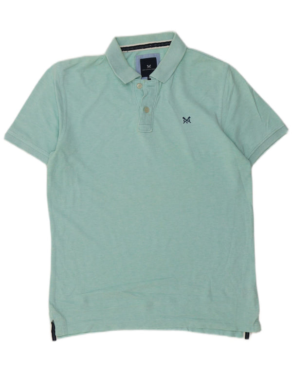 Crew Clothing Polo da uomo in cotone verde medio