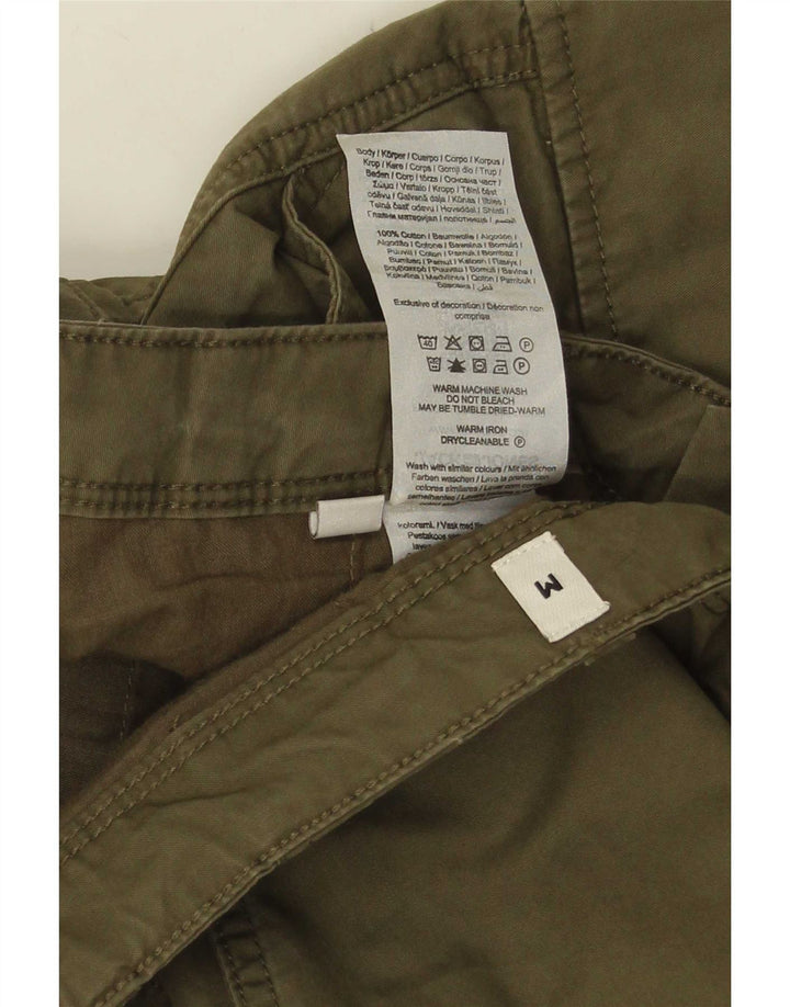 Pantaloncini cargo da uomo Jack & Jones medi W34 cotone kaki