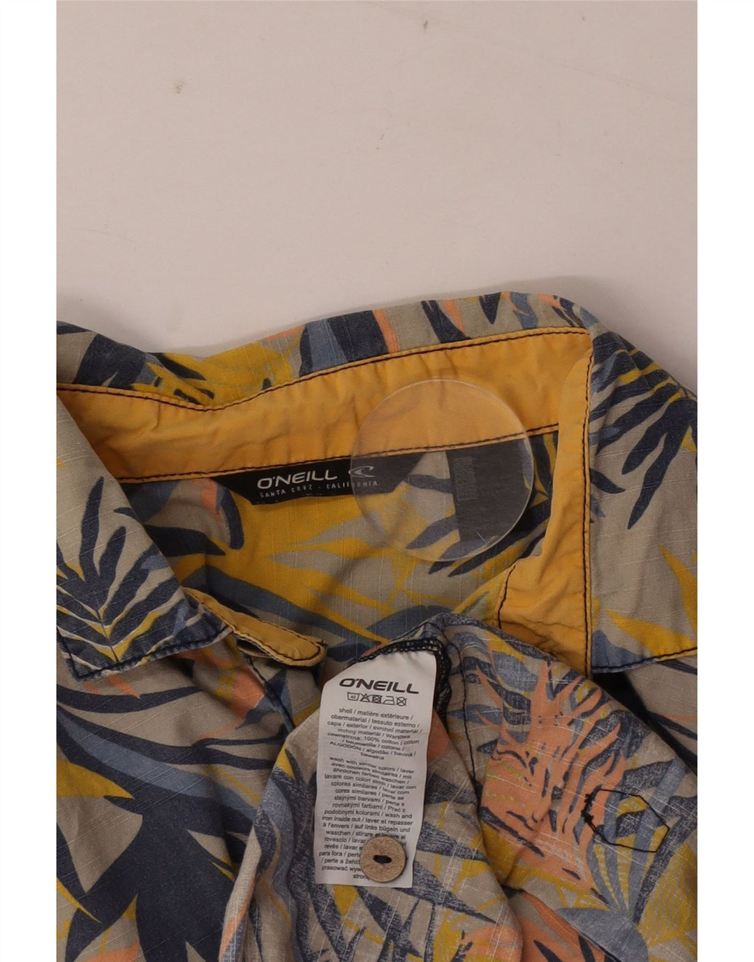 Camicia a maniche corte da uomo O'Neill grande cotone floreale multicolore