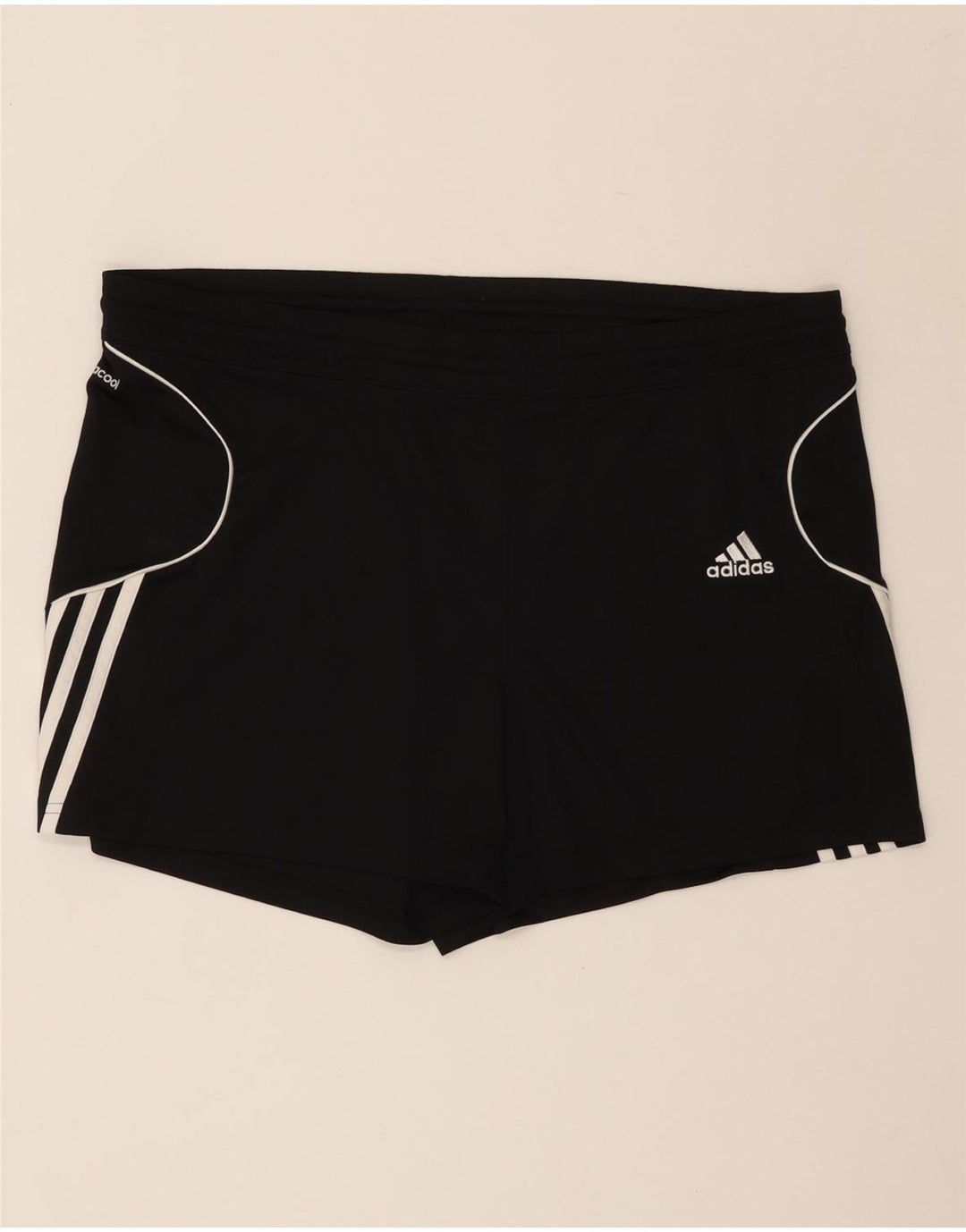 Pantaloncini sportivi ADIDAS Climacool da donna UK 12/14 Medio Nero