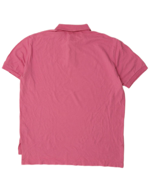 Polo Ralph Lauren da uomo grande in cotone rosa