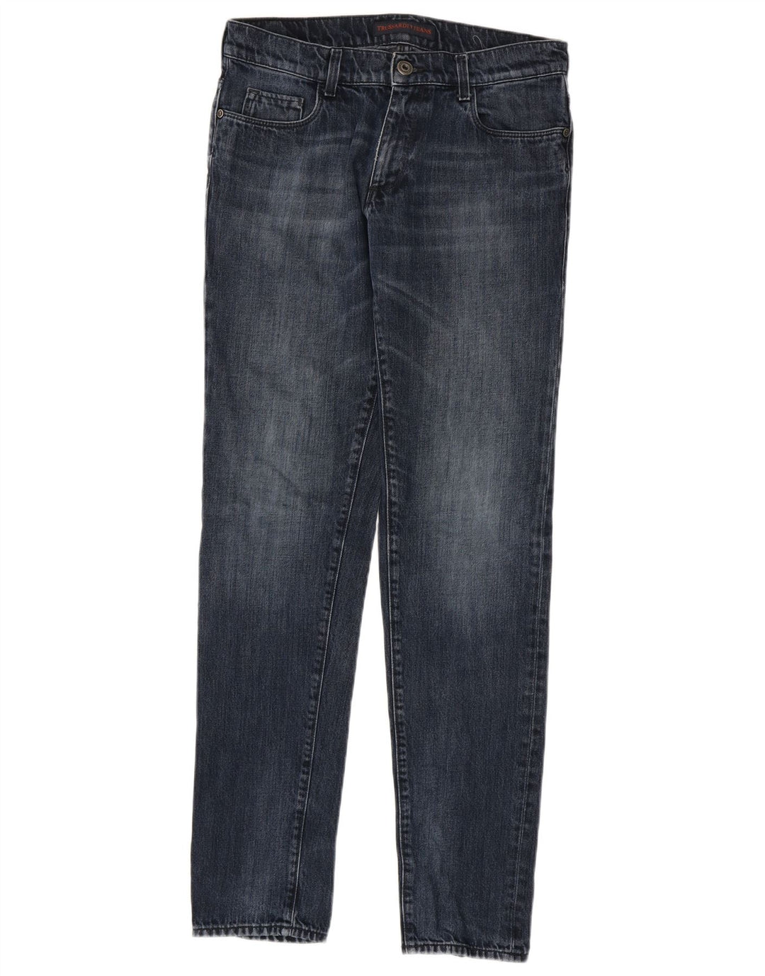 Jeans Slim Uomo Trussardi W32 L34 Blu Cotone