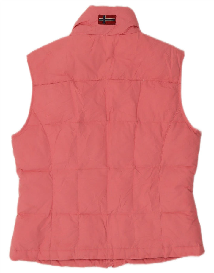 Gilet imbottito da donna Napapijri UK 12 rosa medio