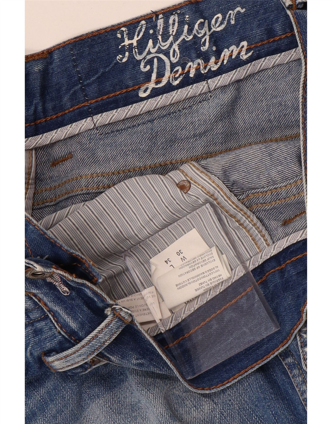 Tommy Hilfiger Uomo Ryder Regular Jeans dritti W30 L34 Cotone Blu