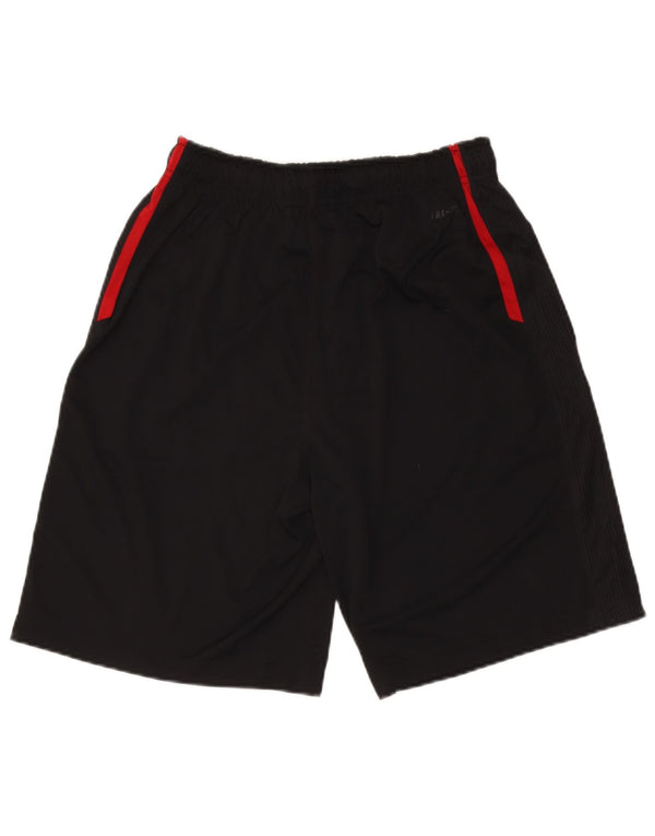 Pantaloncini sportivi Nike Dri Fit da donna UK 12 Medium Nero Colourblock Poliestere