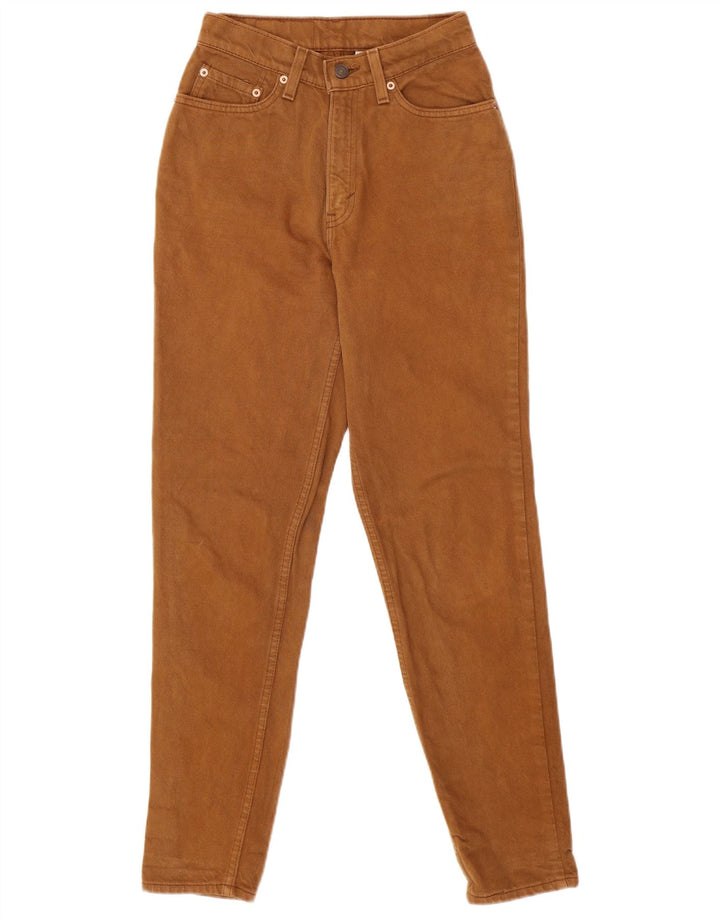 LEVI'S Jeans 512 slim affusolati da donna medi W28 L30 cotone marrone