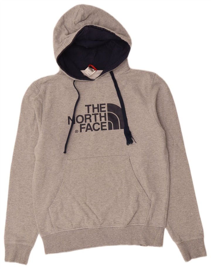 THE NORTH FACE Felpa con cappuccio grafica da uomo piccola in cotone grigio