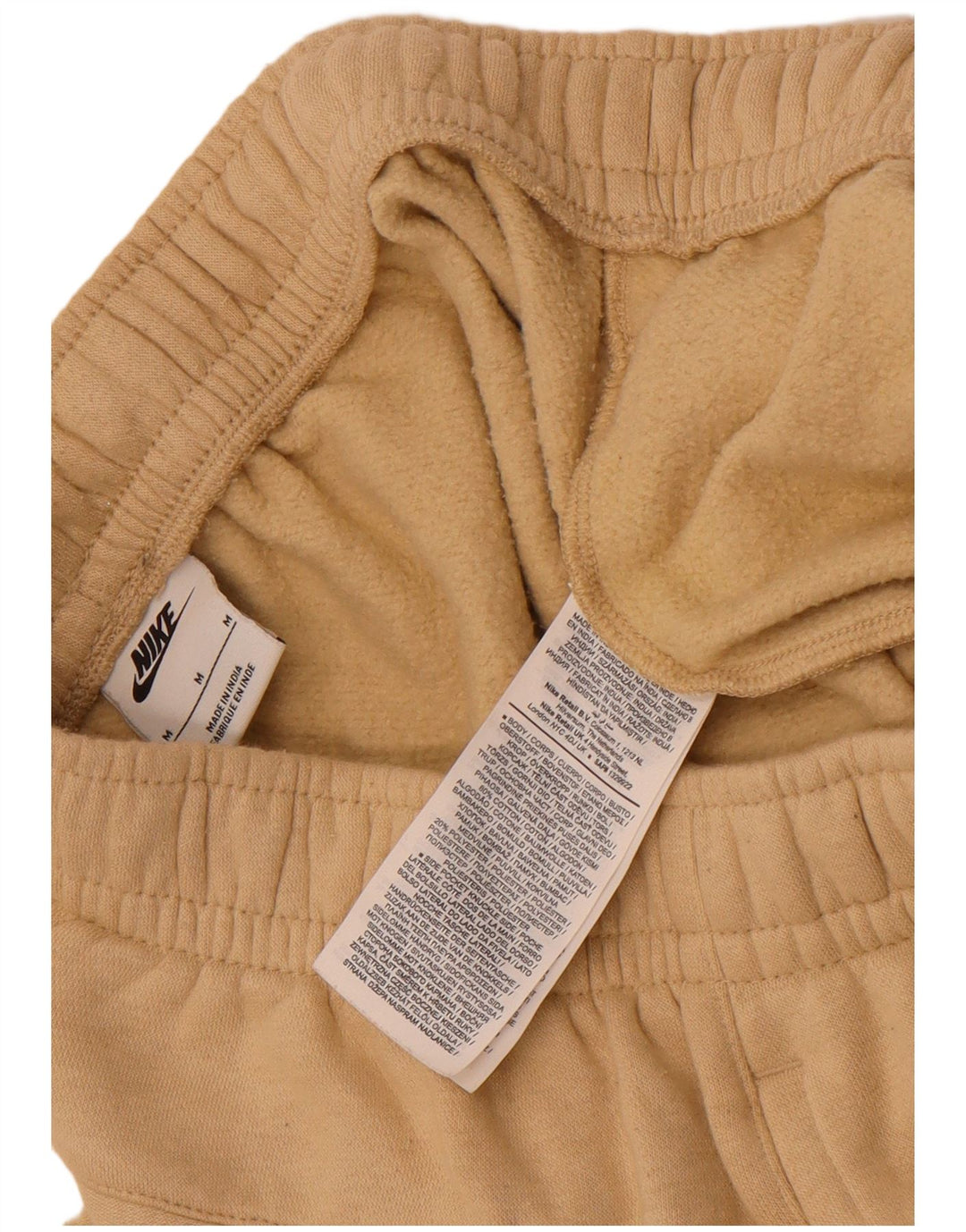 Pantaloni da tuta da uomo Nike Joggers in cotone beige medio